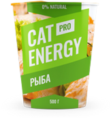 Упаковка кошачего корма из рыбы Cat energy